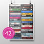 42nd Birthday Gift Music From 1984 Personalised Print, thumbnail 1 of 9