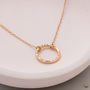 Personalised Full Circle Necklace, thumbnail 2 of 6