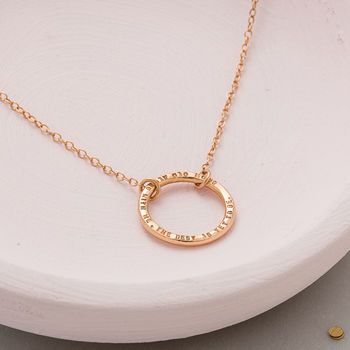 Personalised Full Circle Necklace, 2 of 6