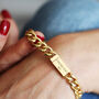 Chunky Boyfriend Style Magnetic Curb Chain Bracelet, thumbnail 1 of 11