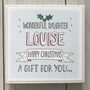 Letterbox Personalised Mince Pie Christmas Voucher, thumbnail 2 of 7