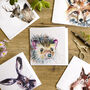 Wildlife Collection Pack Of Five Blank Greeting Cards, thumbnail 6 of 8