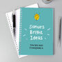 Personalised Bright Ideas A5 Notebook, thumbnail 4 of 4