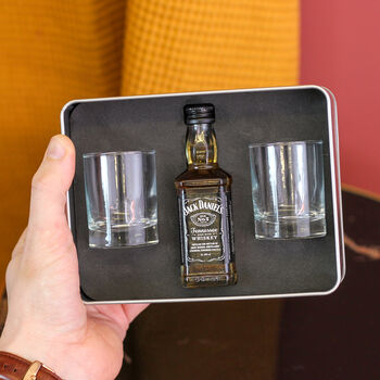 Personalised Whiskey Tin Gift Set, 2 of 9