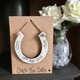 Personalised Save The Date Wooden Keepsake Card, thumbnail 2 of 5
