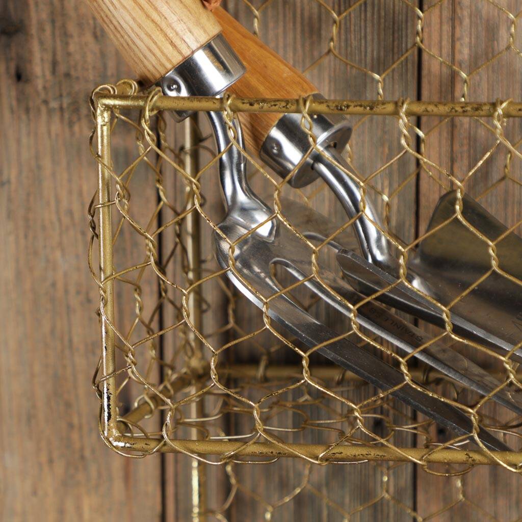 Potting Shed Gardener's Wall Storage Rack By Dibor | notonthehighstreet.com