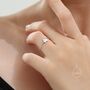 Sterling Silver Heart Soft Ring, thumbnail 3 of 9