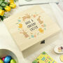 Personalised Easter Bunny Wooden Treat Box, thumbnail 2 of 6