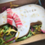 Hand Iced Personalised Polar Bear Biscuit, thumbnail 2 of 3