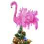 Pink Flamingo Christmas Tree Topper, thumbnail 1 of 4