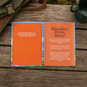 Personalised Dad And Child Bucket List Notebook, 4 of 10