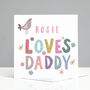 Personalised Father's Day Card From Girls Or Boys, thumbnail 3 of 3