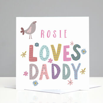 Personalised Father's Day Card From Girls Or Boys, 3 of 3