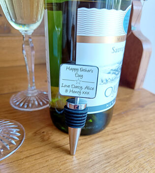 Personalised Father's Day Bottle Stopper, 4 of 5