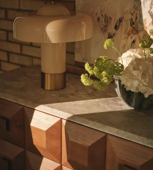 Table Lamp, Large, Cream, 4 of 5