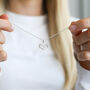 Gift For Daughter – Sterling Silver Heart Infinity Necklace, thumbnail 7 of 7