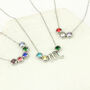 Family Birthstone And Zodiac Sign Necklace, thumbnail 3 of 12