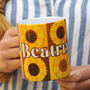 Personalised 'Sunflower Squares' Mug, thumbnail 1 of 4