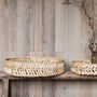 Also Home Venlig Large Round Water Hyacinth Tray, thumbnail 3 of 4