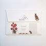 Cat And Dahlias Letter Writing Set, thumbnail 5 of 5