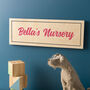 Personalised Wooden Room Name Sign, thumbnail 3 of 4