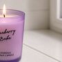 Blueberry And Vanilla Bakery Scented Soy Wax Candle, thumbnail 4 of 6