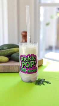 Pickle Flavoured Candy Floss Push Pops Green Floss – Set Of 10, 6 of 6