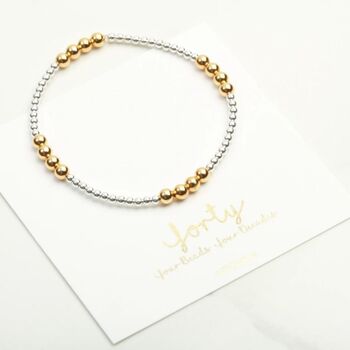 50th Birthday Stacking Bracelet Gift For Her, 2 of 3