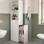 Tall Bathroom Cabinet Modern Style Storage Unit, thumbnail 1 of 5
