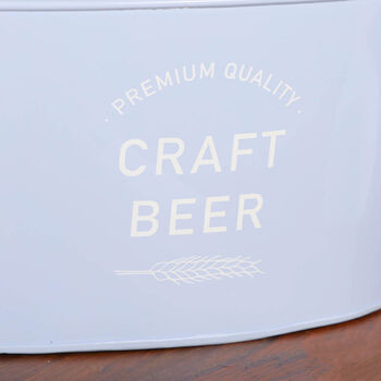 Personalised Vintage Craft Beer Bottle Ice Bucket, 5 of 7