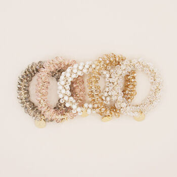 Set Of Five Beaded Hair Ties, 4 of 6