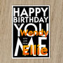 Personalised Birthday Card With Names And Message, thumbnail 7 of 8