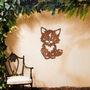 Cute Kitten Metal Wall Art For Garden, Gift Idea For Her, thumbnail 8 of 10