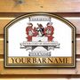 Coat Of Arms Family Crest Bar Sign, thumbnail 11 of 12