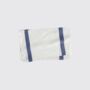Navy French Stripe Linen Table Runner, thumbnail 2 of 3