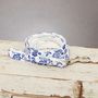 The Richmond Blue And White Floral Bow Tie And Lead, thumbnail 2 of 7