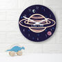 Personalised Out Of This World Space Wall Clock, thumbnail 1 of 10