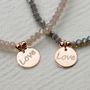 Rose Gold Plated Happiness Charm Bracelets, thumbnail 2 of 5