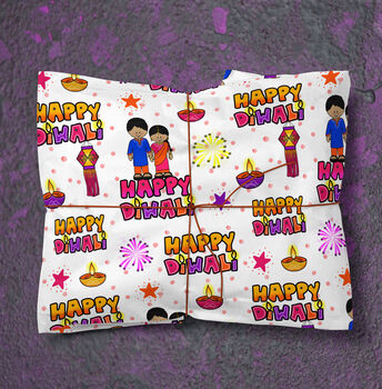 Diwali Wrapping Paper Roll Or Folded, 6 of 11
