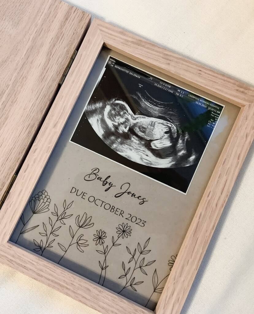 Our Greatest Adventure Pregnancy Scan Keepsake Box By New Line Gift