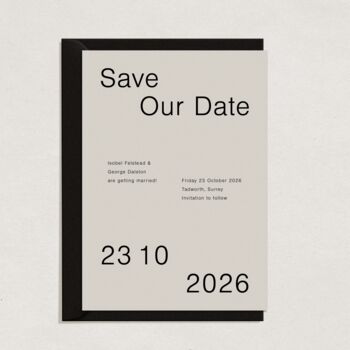 Suki Wedding Save The Date — Printed, 2 of 5