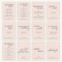 Wedding Guest Book Sign A4 Sturdy Sign Blush Script, thumbnail 3 of 5