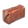 Personalised Leather Washbag For Men 'The Duno Medium', thumbnail 3 of 12
