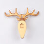 G Decor Ornamental Gold Animal Heads Resin Wall Hook, thumbnail 9 of 9