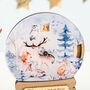 Countdown To Christmas Snowglobe, Woodland Animals, thumbnail 2 of 4