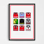 Football Shirt Poster, thumbnail 1 of 12