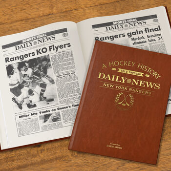 New York Rangers Personalised Gift Newspaper Book, 4 of 11