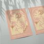 ‘Floraison Bloom Dusk’ Pastel Floral Art Print, thumbnail 2 of 5