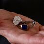 Silver Chunky Cross Ring Stainless Steel Signet Ring For Men, thumbnail 6 of 9