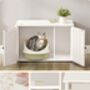 Hidden Cat Litter Box Enclosure Cabinet, thumbnail 6 of 8